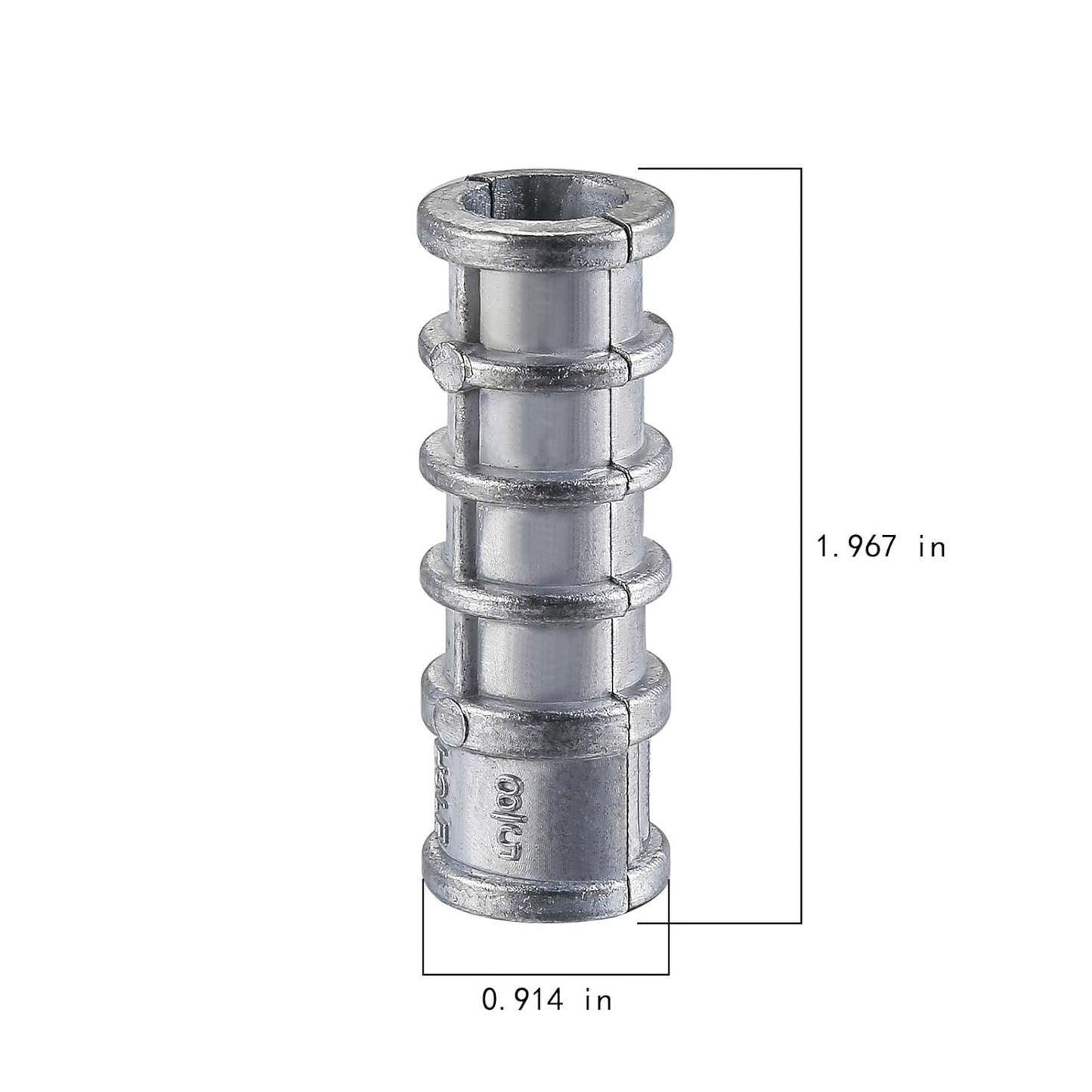 Wensilon(30pcs) 5/8 * 2 Lag Shield Anchor Long Zinc Alloy Bolts Concrete Anchors, Zinc Alloy Masonry Anchors Hole