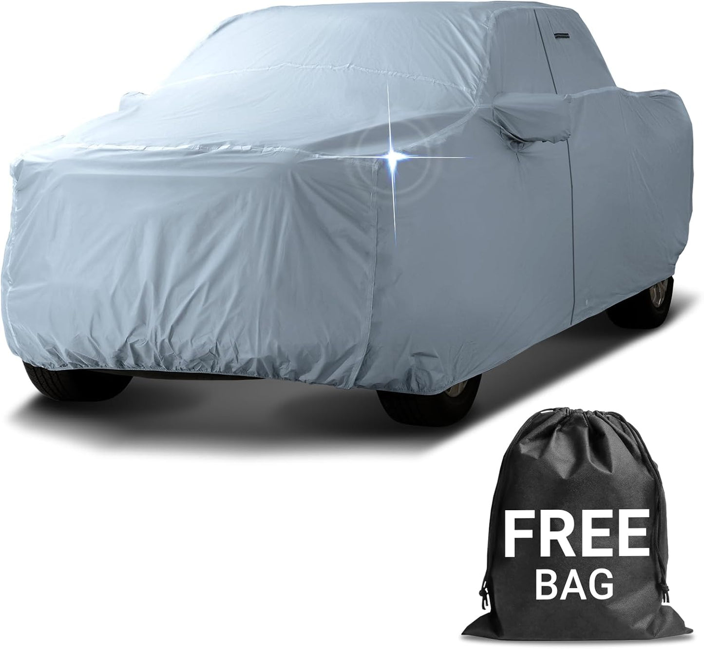 iCarCover Fits 2000-2024 Frontier Crew Cab, 6.1 ft Regular Bed Nissan Truck Cover Automobiles Form-Fit Padded Full Exterior Waterproof Automobiles Protection Covers