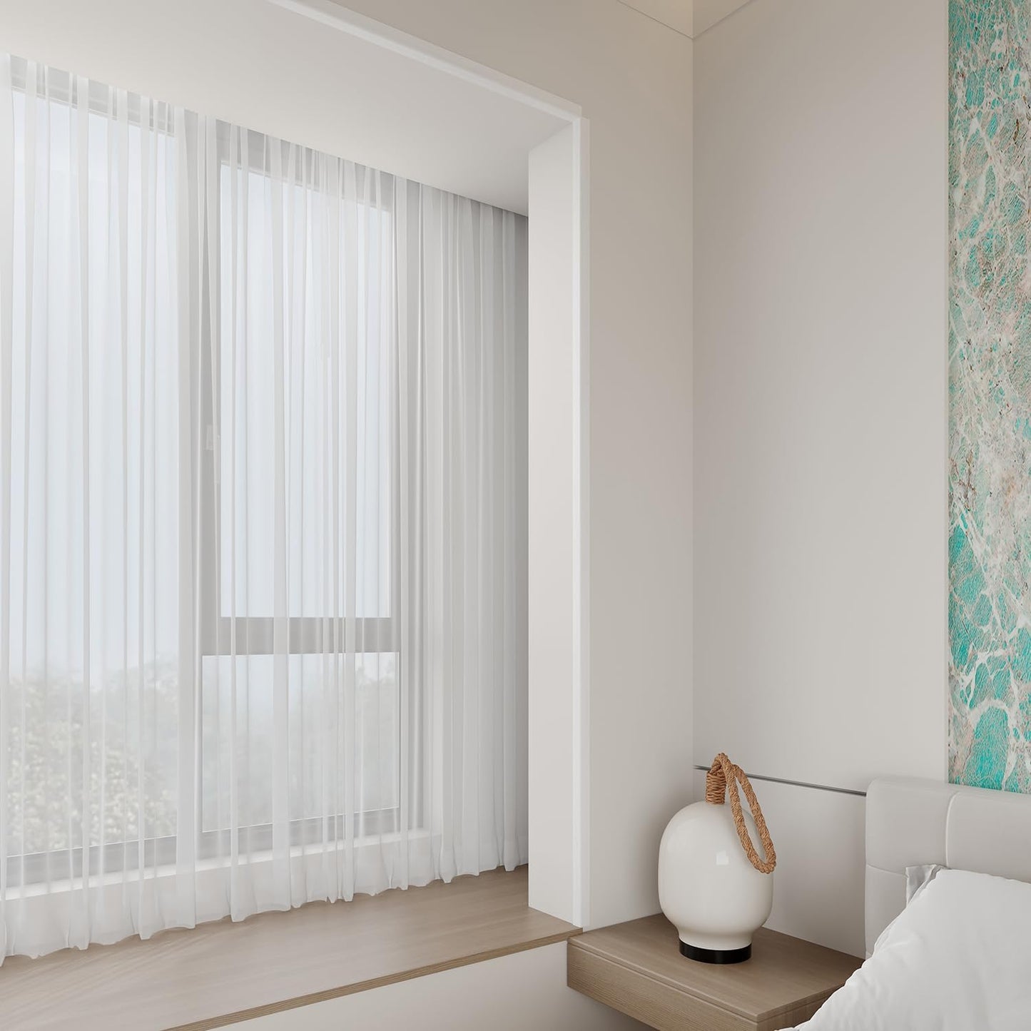 Wall Corner Protector 3PCS 45" Corner Molding Trim White Wood Grain Corner Trim Decorative Strips for Door and Window Frames Mirror Edges Ceramic Tiles, and Wooden Wall Edges.