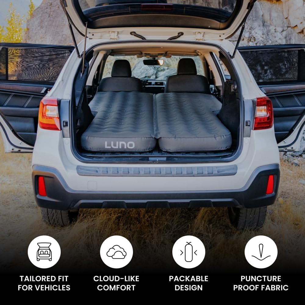 Luno AIR Mattress 2.0 Car Camping - Fits Subaru Ascent, Ford Explorer, & More