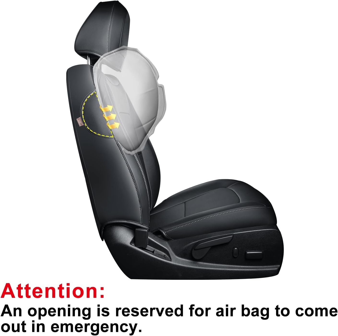 LUCKYMAN CLUB Chevy Colorado Seat Covers, fit for 2023 2024 2025 Colorado Crew Cab Z71 LT ZR2 Work Truck with Faux Leather (Black)