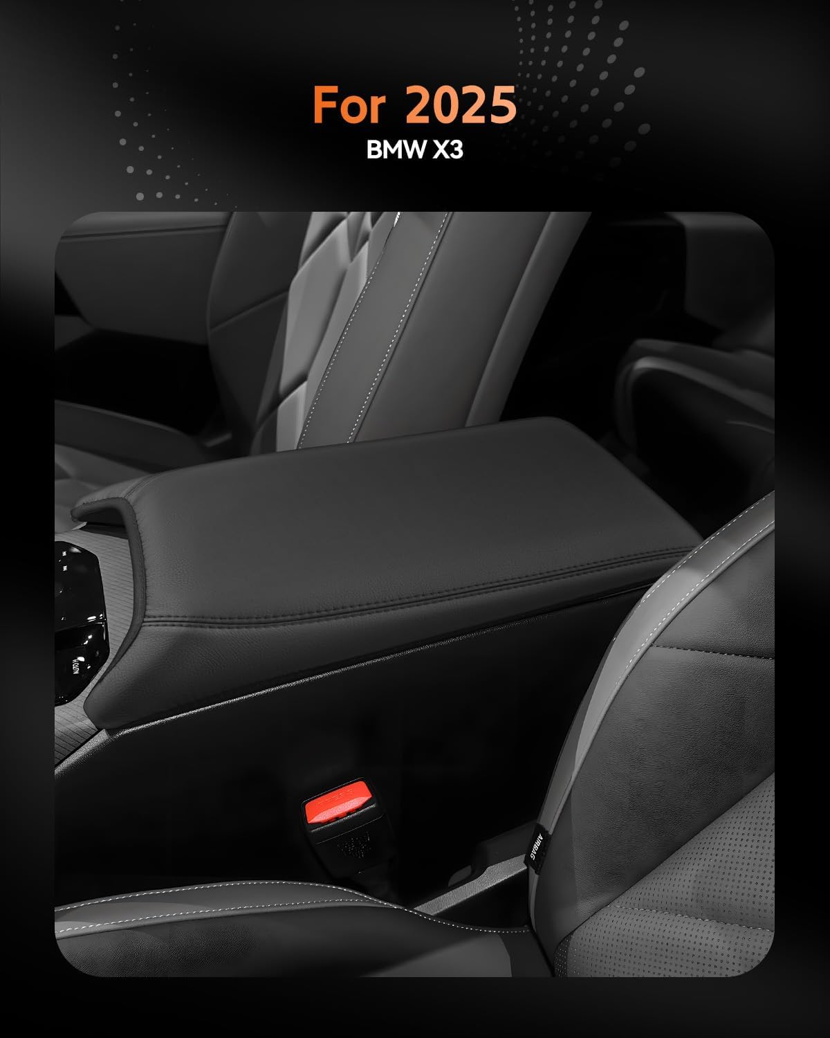 CDEFG for 2025 2026 BMW X3 Center Console Cover Armrest Box Cover for X3 (30 xDrive, M50 xDrive) Accessories Console Arm Rest Protector