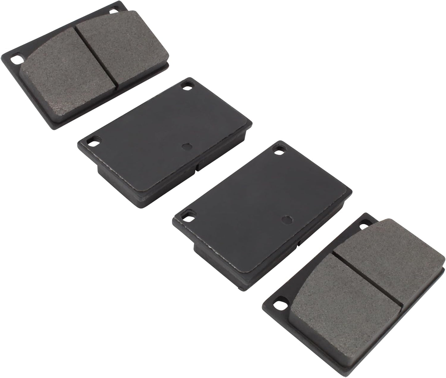 Premium Semi-Metallic Front Brake Pads (1001-0043M) Compatible with 1968-1993 Volvo (142/144/145/164/1800/240/242/244/245/262/264/265)