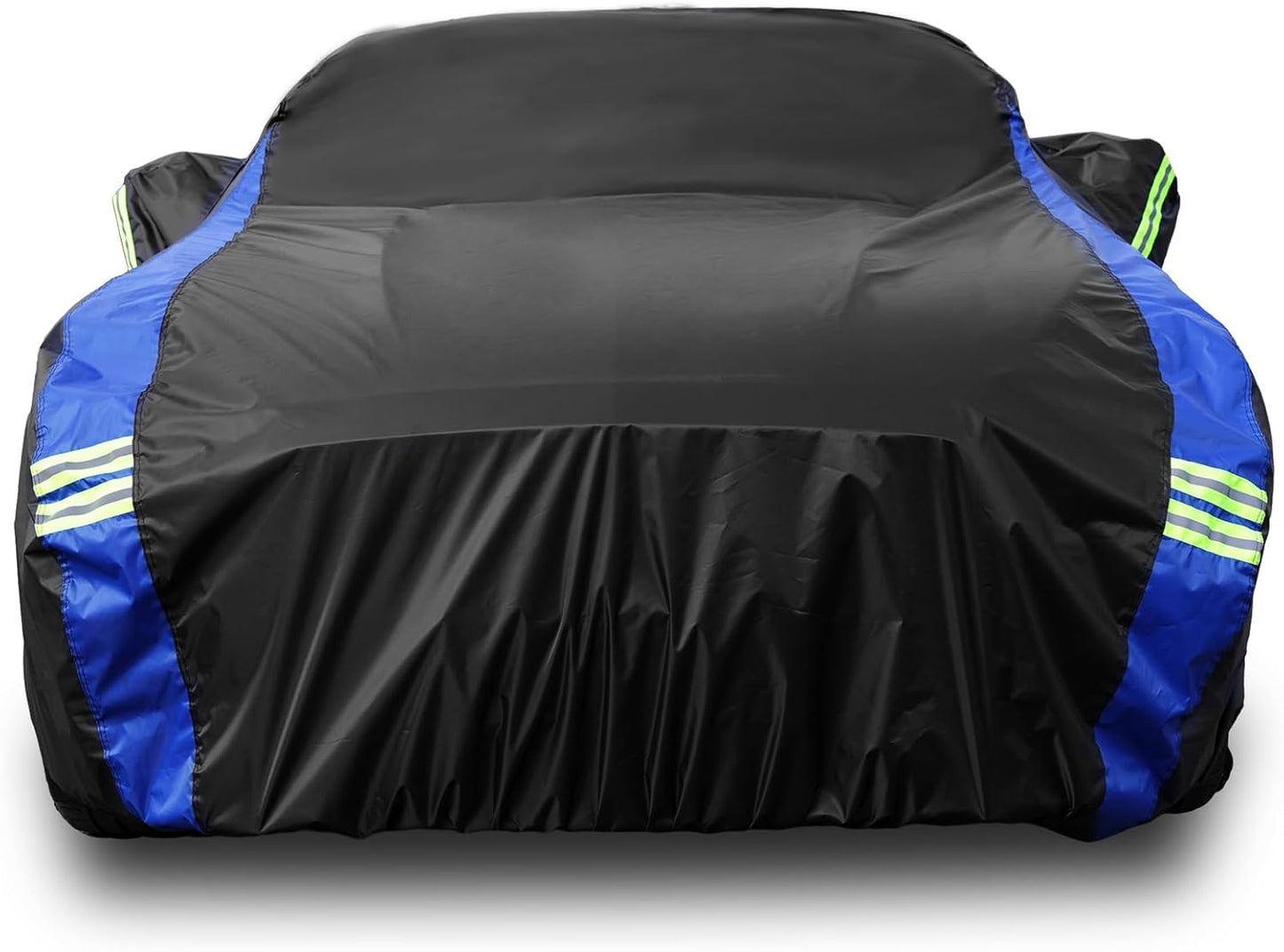 Avecrew Car Cover for Ford Mustang Waterproof All Weather for Automobiles, Outdoor Full Exterior Covers Fit Sedan Without Zipper Door Design
