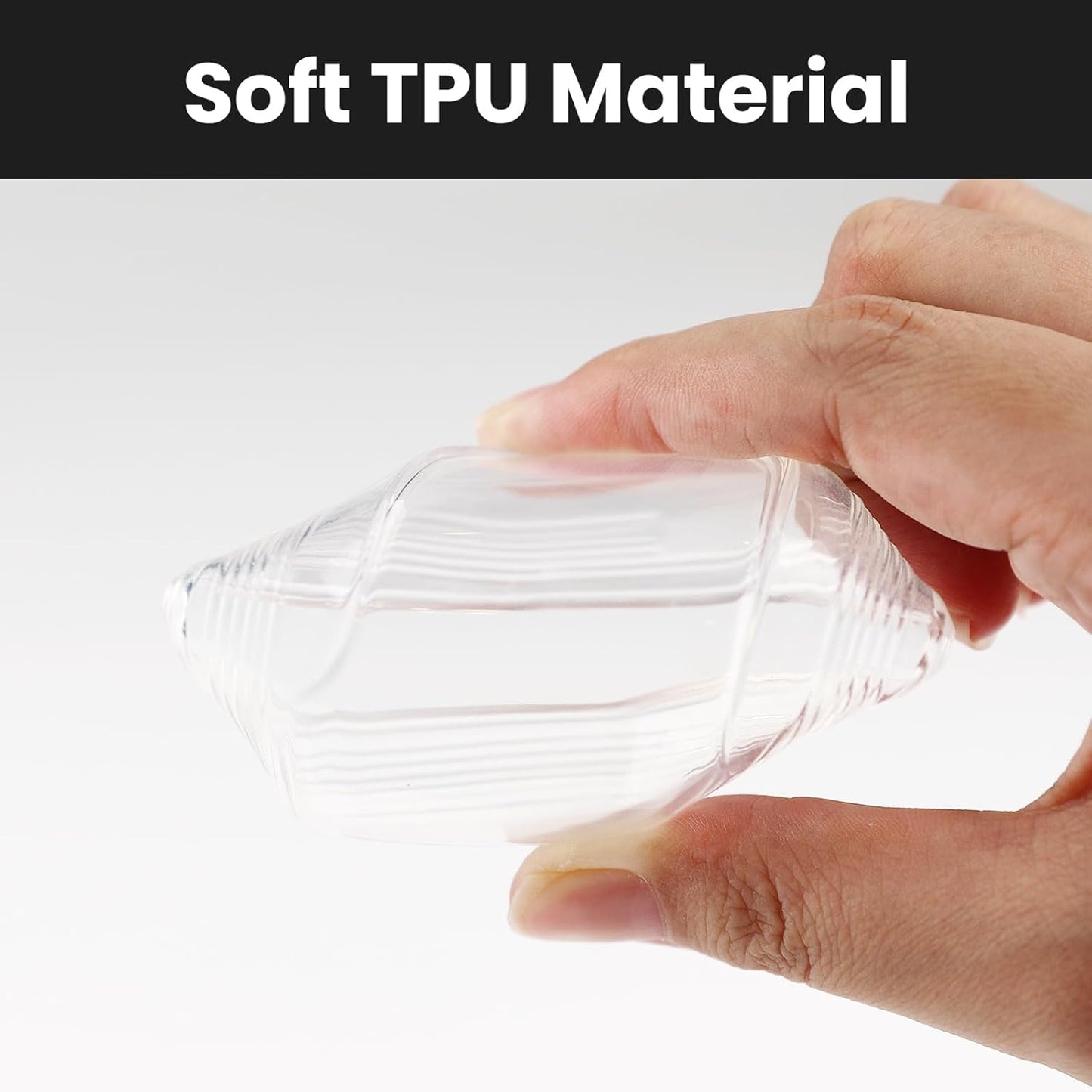 OLLEN Clear TPU Key Fob Cover, Fit for Toyota Camry 2025 2026, for Land Cruiser 2019-2026~, Compatible with Tundra 2022-2026~ etc, Car Key Protector, Clear, 1 Pcs