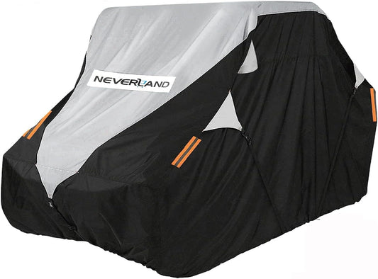 Neverland UTV Cover Waterproof 300D Heavy Duty 2-3 Seater/4-6 Seater 4 Door Side by Side Covers All Weather Protection Compatible with Polaris RZR Can-Am Maverick Defender Kawasaki