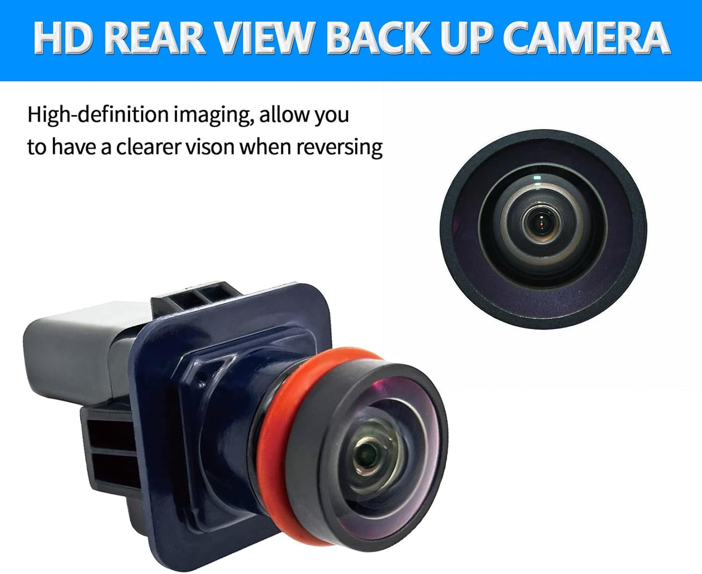 Rear View Back Up Camera Compatible with Ford Taurus 2013-2019 Backup Camera Reverse Park Assist Camera Replaces EG1Z-19G490-A DG1Z-19G490-A