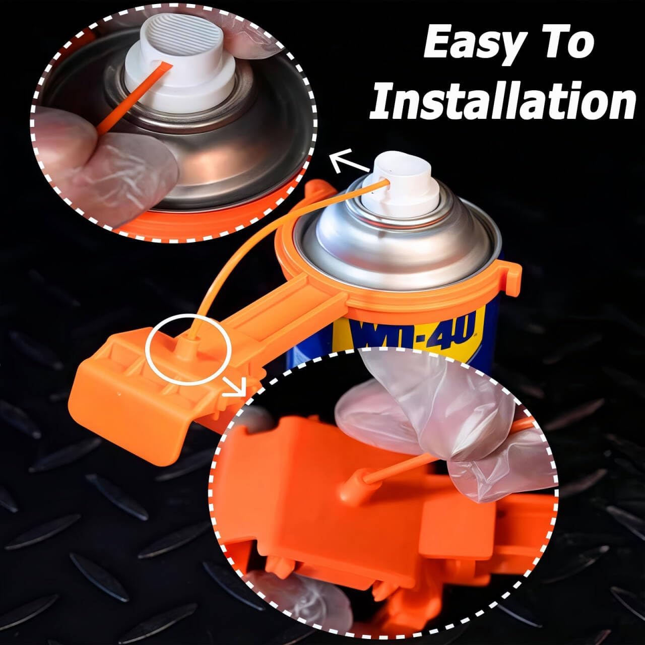 Motorcycle Chain Cleaning Kit - Bike Chain Cleaner - Motorcycle Chain Brush- Motorcycle Chain Lube and Cleaner Kit for Sizes 428, 520, 525, 530 Chains