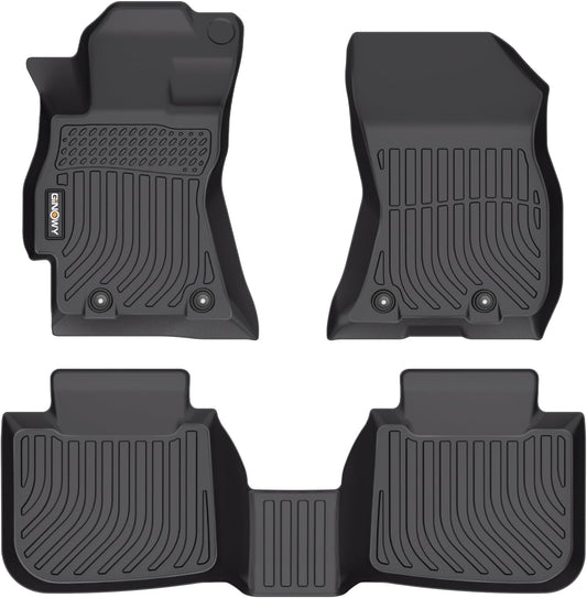 GINOWY-Floor Mats for Subaru Outback/Legacy 2015-2019 TPE Rubber All Weather Car Floor Mats Legacy Accessories Floor Liners Black