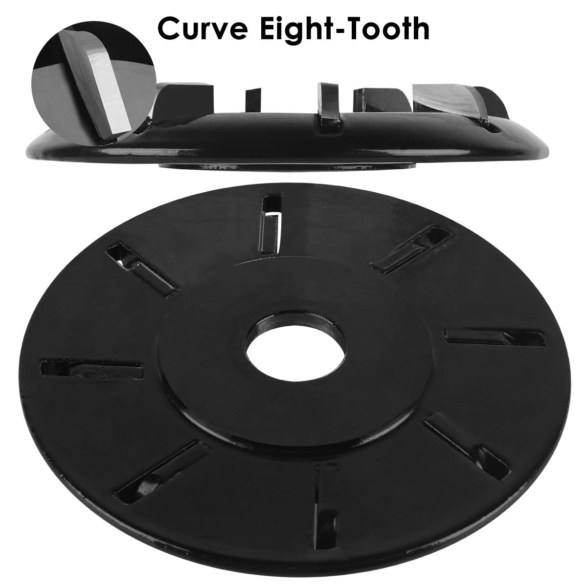 Wood Turbo Carving Disc (Curve) in 8 Teeth by KOWOOD