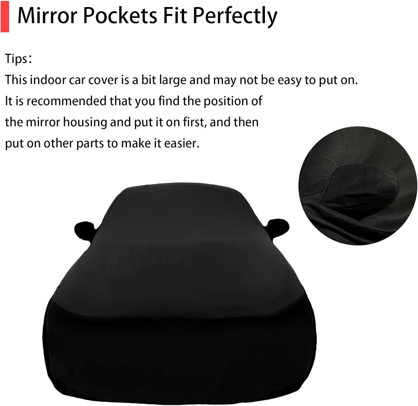 Soft Stretch Classic Car Cover Custom-fit for Lincoln Town Car 2001–2011 with Extended Wheelbases Full-Size Sedans Accessories for Indoor Underground Garage Car Show & Storage Dust Protection 221.in