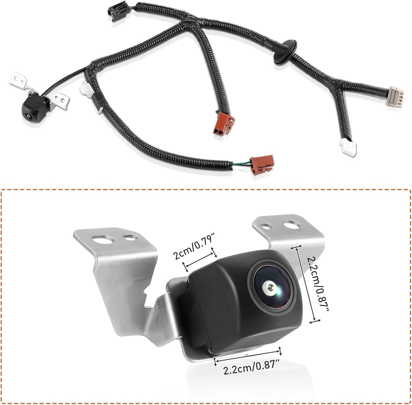 Rear View Backup Camera Compatible with Honda Pilot 2012 2013 2014 2015 Reversing Park Assist Backup Camera Replaces 39530SZAA01 39530-SZA-A01