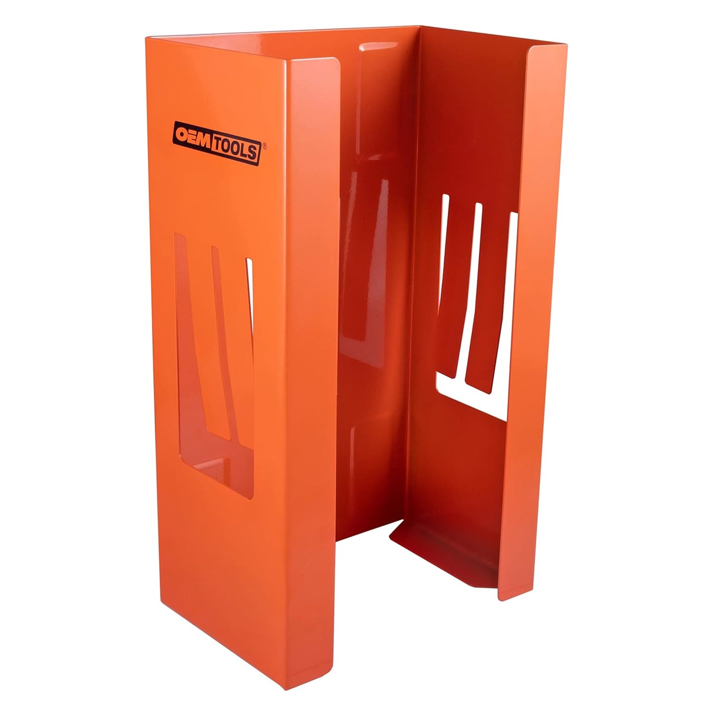 OEMTOOLS 23126 Orange Magnetic Glove Dispenser, Disposable Gloves Box Holder, Magnetic Glove Box Holder for Wall Mount