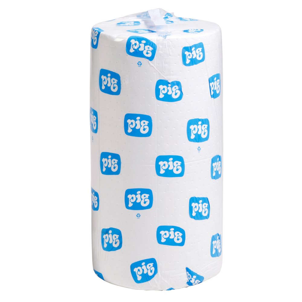 PIG Oil Mat - Oil-Only Absorbent Mat Roll - 1 Roll - 30" x 150' Roll - Absorbs up to 32 gallons per Roll - MAT458