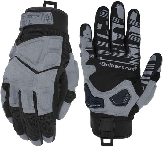 Seibertron SPS Series Touchscreen Motorcycle Motocross BMX ATV MTB Bicycle Cycling Full or Half Finger Gloves Adult and Youth