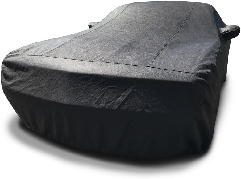 CarsCover Custom Fits for Dodge Challenger Car Cover 5 Layer Ultrashield Premium Black Covers (R/T, SRT, T/A, SXT, Hellcat)