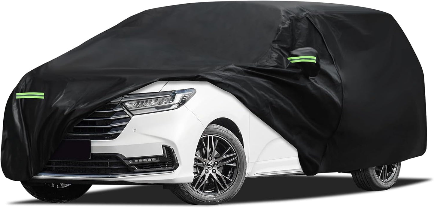 Car Cover Custom Fit for Honda Odyssey Minivan 1999-2025, Migaven Waterproof Full Exterior Cover Sun Rain Protection with Door Zipper and Cotton Lining