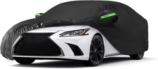 Proadsy 2025 Upgrade Car Cover Custom Fit for 2019-2025 Lexus ES ES300 330 350, Waterproof All Weather for Automobiles, Full Exterior Cover Rain Snow Sun Protector Indoor Outdoor Car Cover