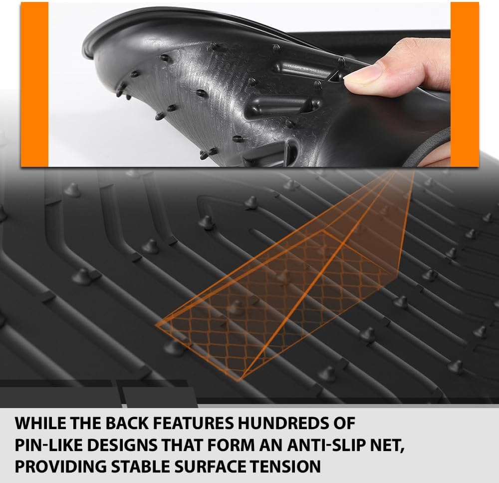 G-PLUS Floor Mats Cargo Liner Fit for Mazda CX-5 2017 2018 2019 2020 2021 2022 2023 2024 2025 TPE All Weather Custom Fit Full Cover Protection Floor Liners 1st & 2nd Row Car Mats, Black