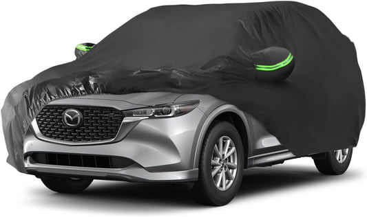 Proadsy 2025 Upgrade Car Cover Compatible with Mazda CX5 2013-2024 2025 Windproof All Weather Waterproof Sun Rain UV Dust Snow Protection Outdoor Covers