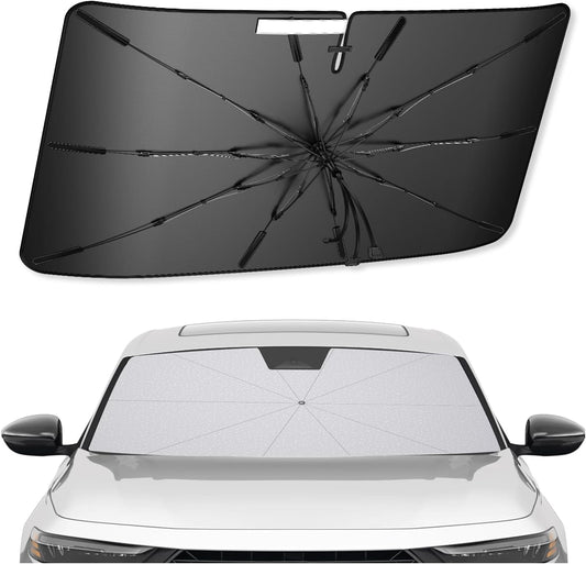 SXCY for 2020-2024 2025 Land Rover Defender Windshield Umbrella Sunshade [Easier Foldable] for 2025 Defender Accessories 2024 2025 Defender Sunshade Umbrella 2025 Defender Windshield Umbrella Shade