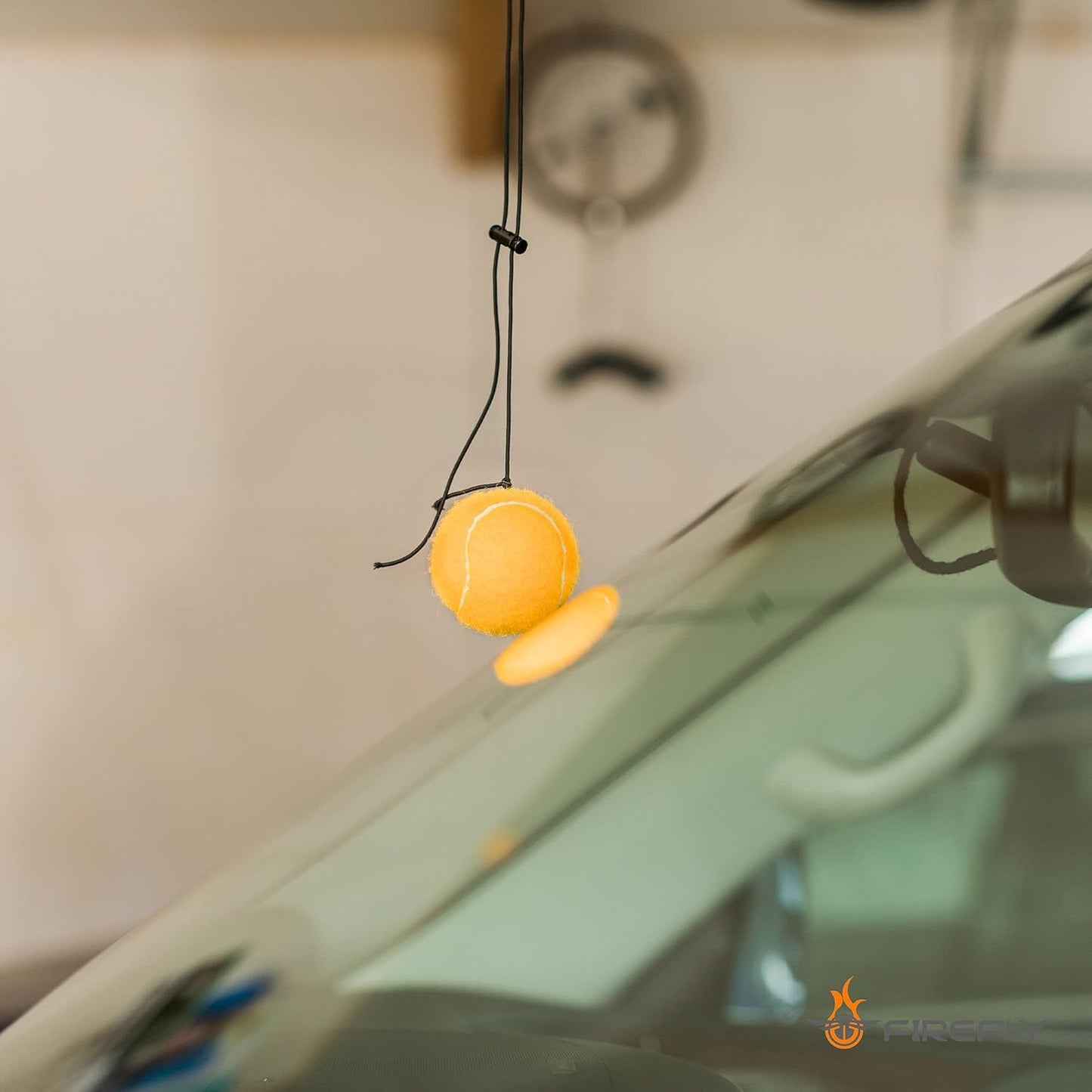 2-Pack Garage Parking Aid Tennis Ball on a String for Garage Parking Precision Parking Guide Garage Car Stop Indicator