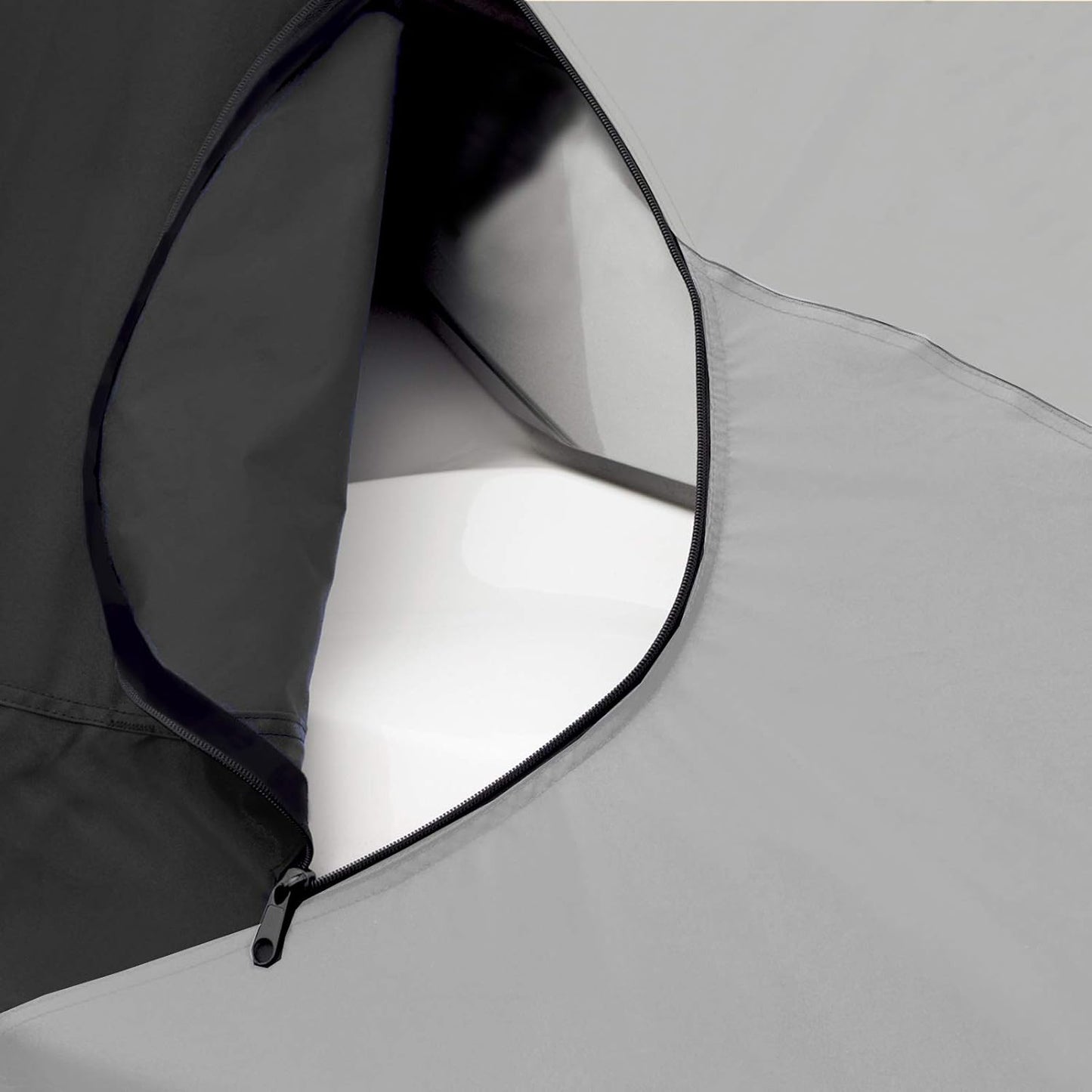 Trailerable Standup Jet Ski Cover, Waterproof Marine Grade 600D Heavy Duty Polyester PWC Cover Gray/Black Color