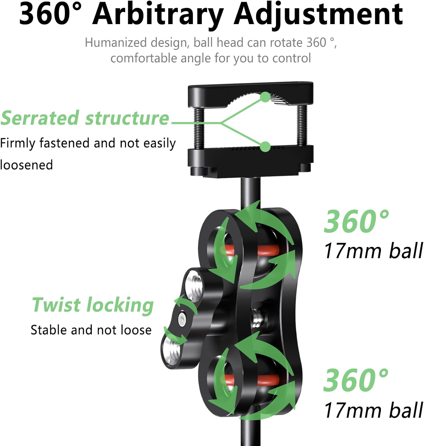 Radar Mount Mirror Mount Bracket，Aluminum Radar Detector Mount (for Escort Passport Beltronics Radar)
