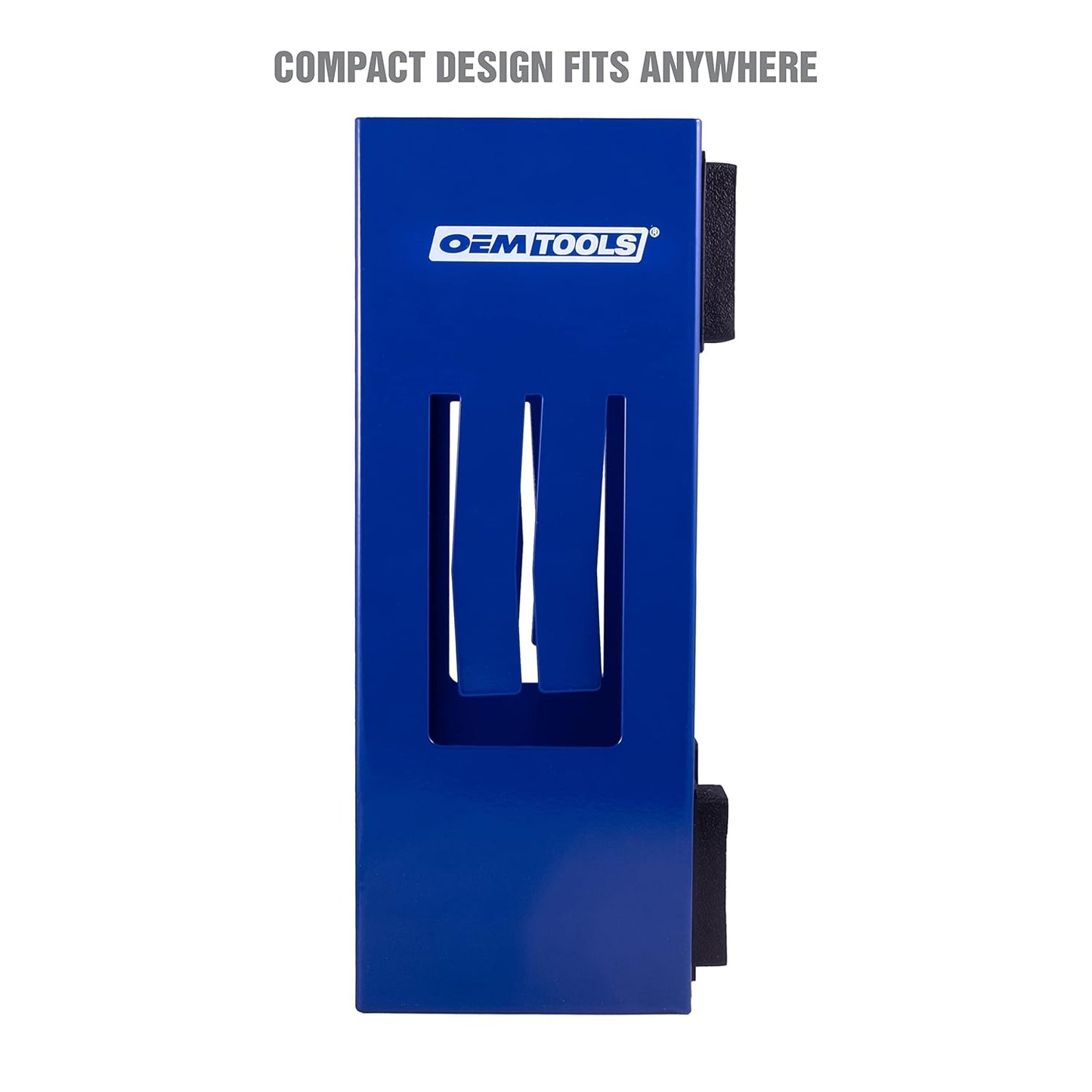 OEMTOOLS 23124 Blue Magnetic Glove Dispenser, Disposable Gloves Box Holder, Magnetic Glove Box Holder for Wall Mount