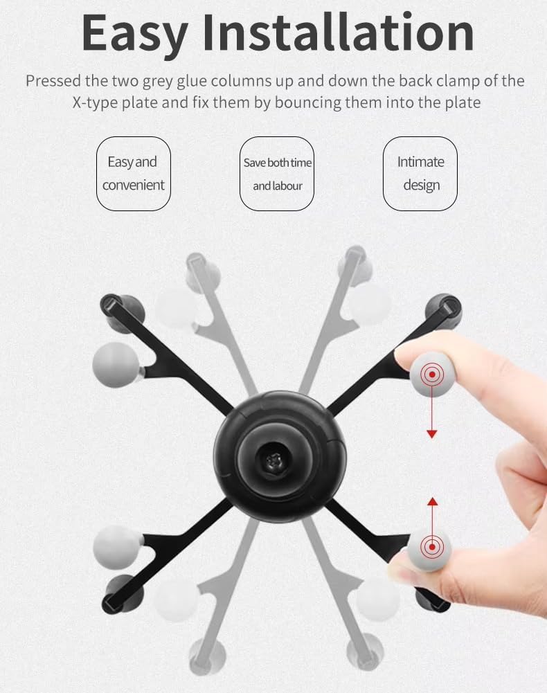 Strg Tablet Mount with Drill Round Base Mount for All 6" iPad/Samsung Tablets, Spring-Loaded Tablet Holder Great for Cars, Commercial Vehicles, Trucks, and Wall Mounting etc