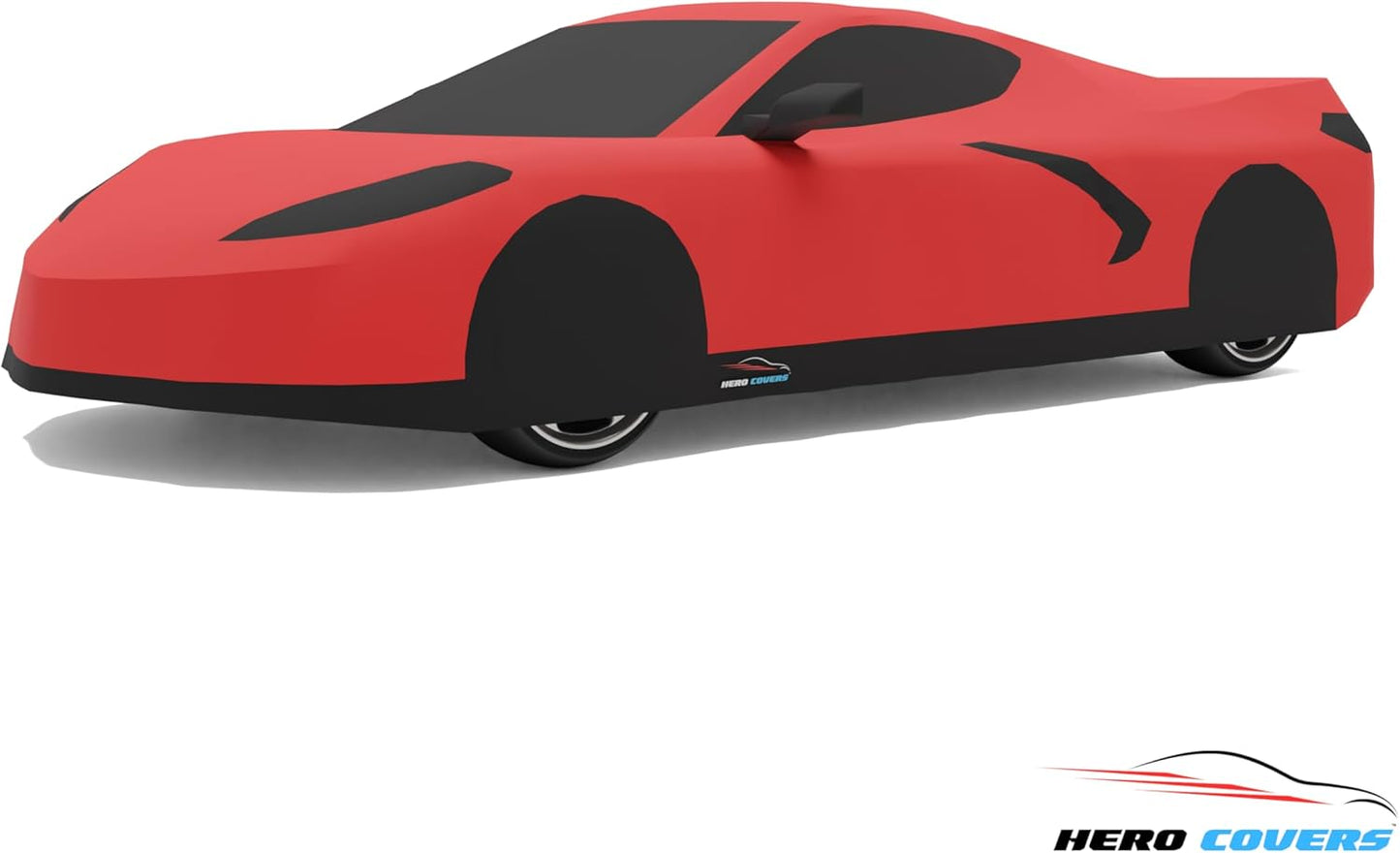 C8 Car Cover Fit for Corvette C8 Indoor and Outdoor Protection (Red)