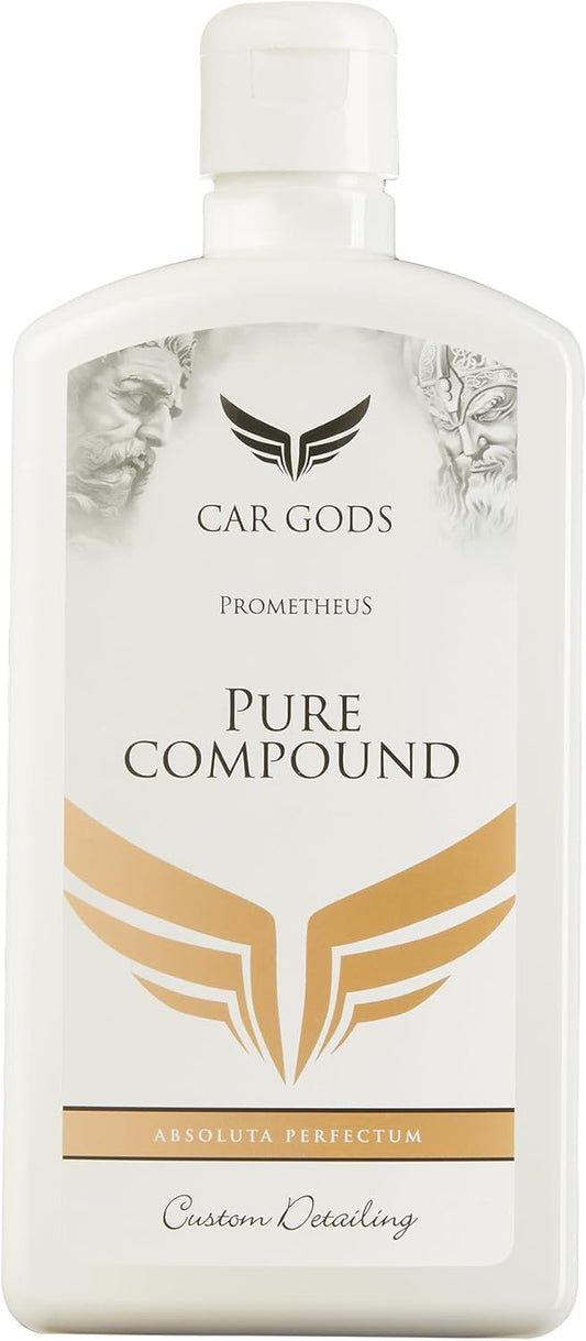 Car Gods Pure Compound Colour and Clarity Restorer, 17fl Oz, Hand or Machine Use for Paintwork - Metamorphic Formulation Smooth Uneven Scratched Areas Restore Paint Finish