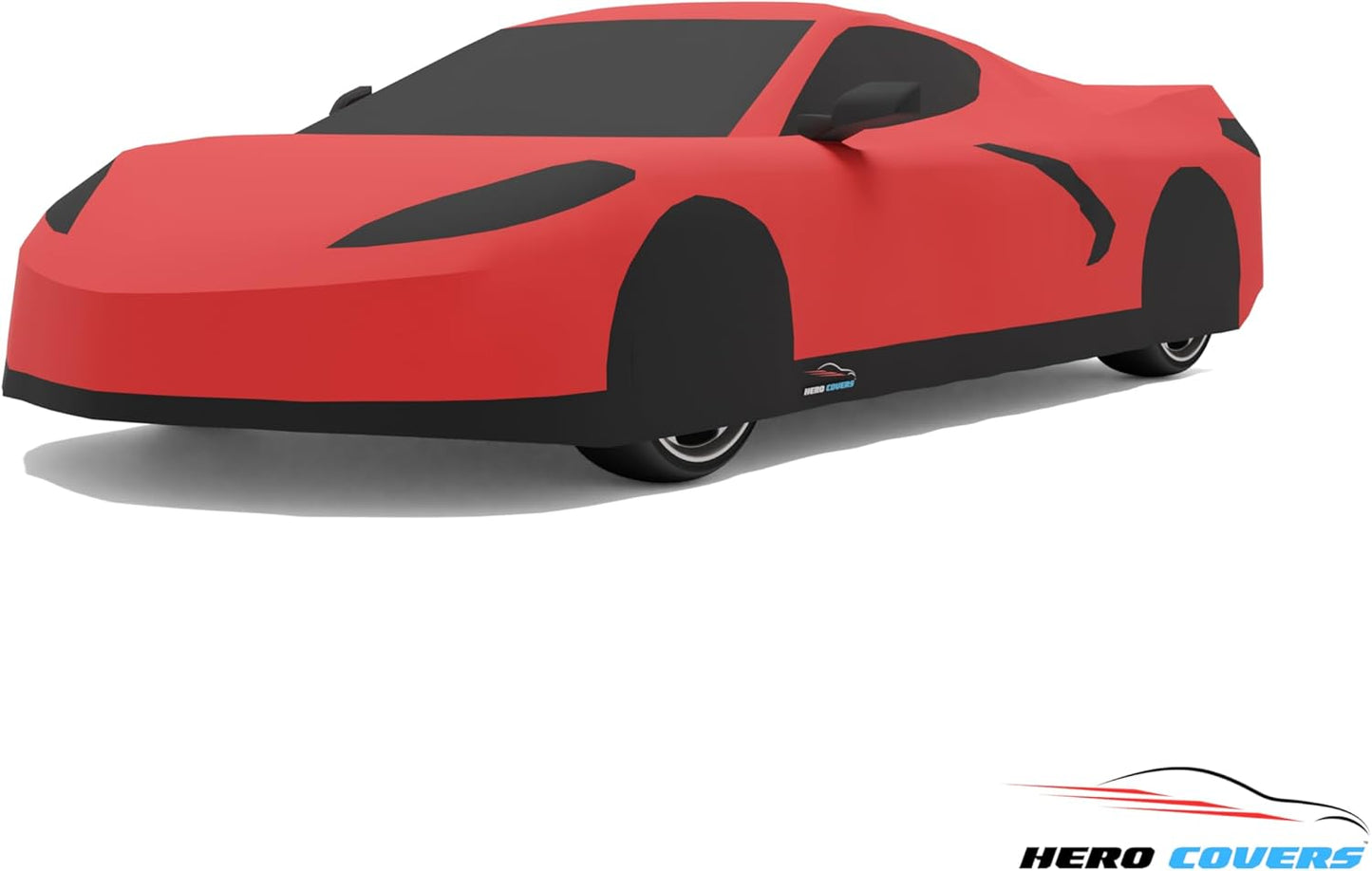 C8 Car Cover Fit for Corvette C8 Indoor and Outdoor Protection (Red)