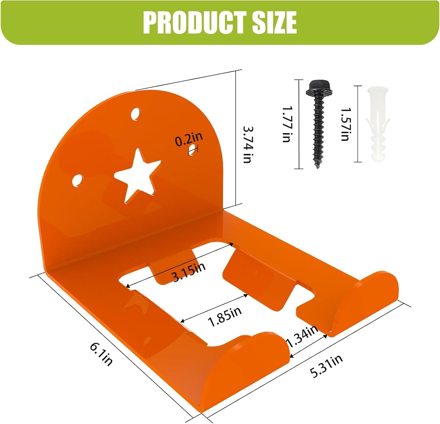 MusixiA Garage Organizer Trimmer Rack,2 Pack Heavy Duty Weed Eater Hanger,Trimmer Hanger for Grass Trimmer, Hedge Trimmer Trimmer Power Tool Organizer Wall Mount