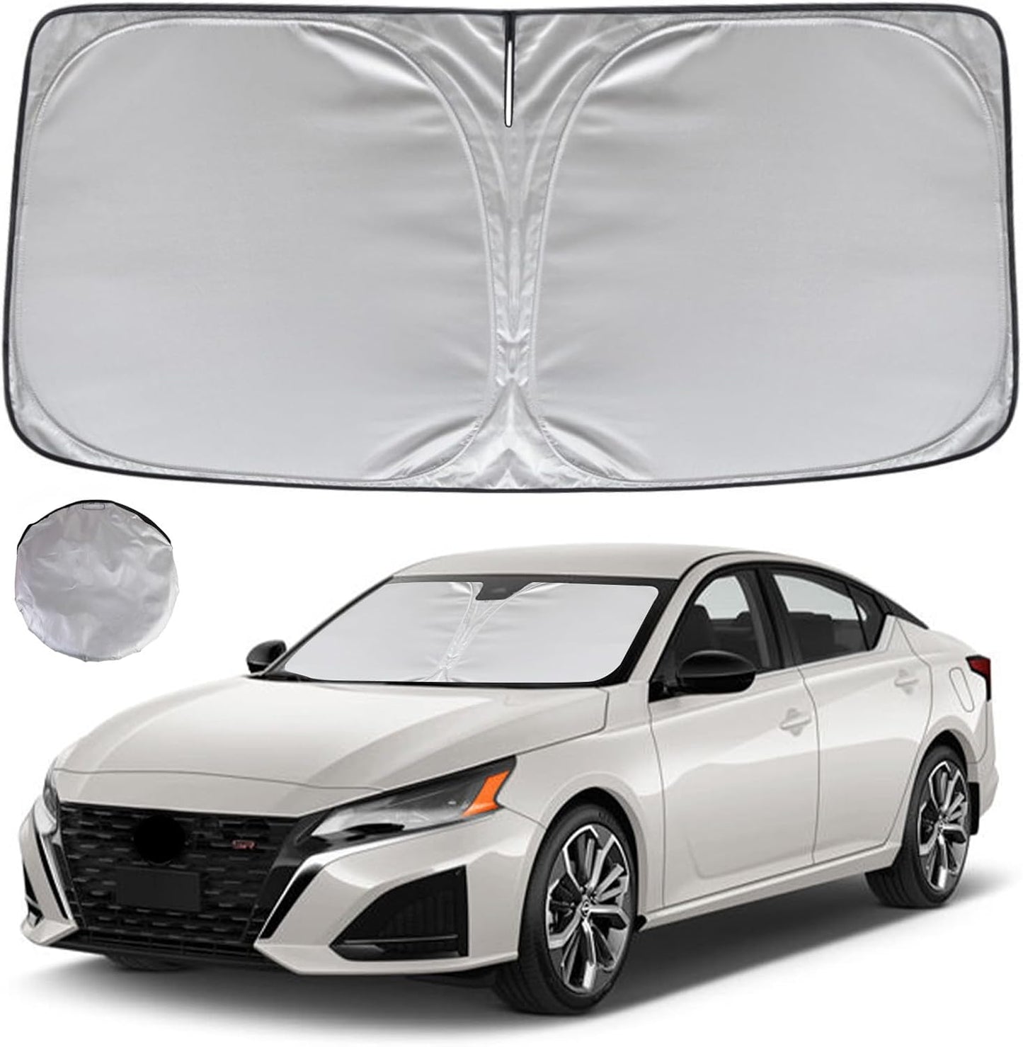 KAYZT Windshield Sun Shade for 2019-2025 Nissan Altima Foldable Sunshade Front Window Custom Fit Car Accessories