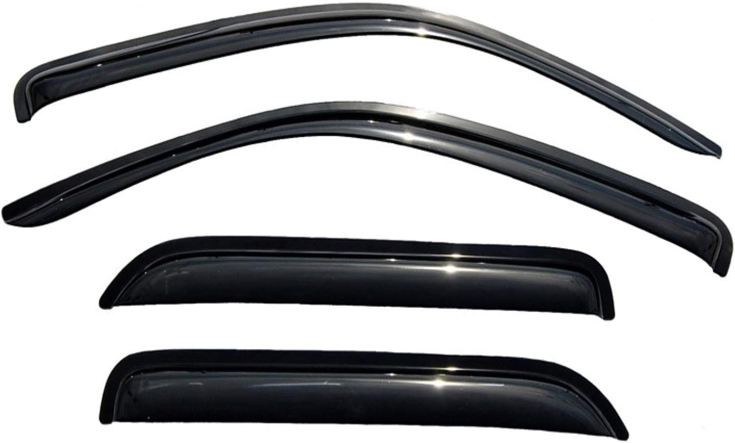 4pcs Side Window Deflectors Window Visors for 02-06 Altima Sedan Sun/Rain Guard Visor