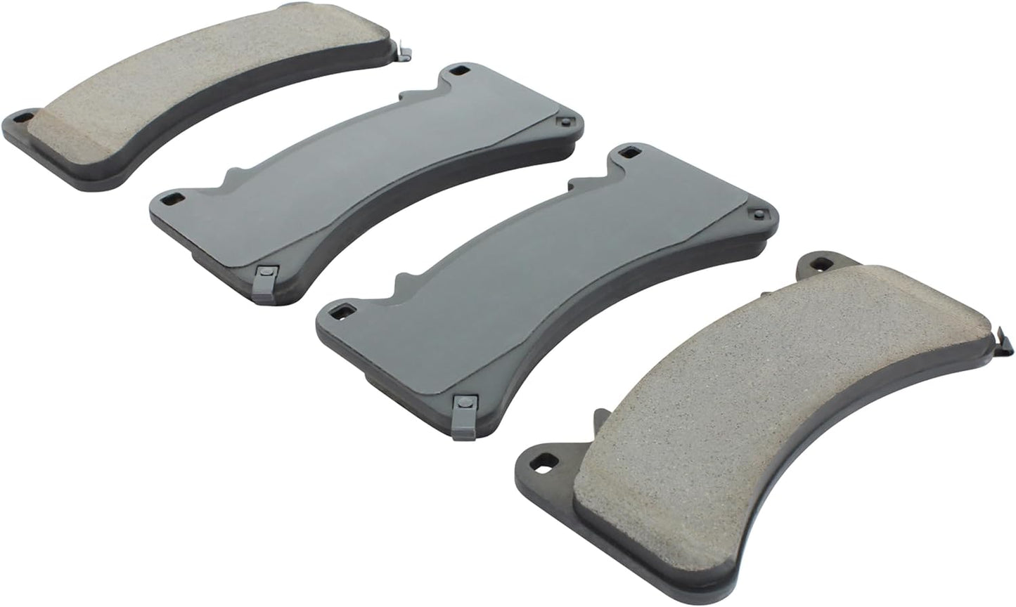 Premium Semi-Metallic Front Brake Pads (1001-1910M) Compatible with 2015-2024 Cadillac/Chevrolet/GMC (Escalade/Sierra 1500/Sierra 1500 Limited/Silverado 1500/Suburban/Tahoe/Yukon & More)