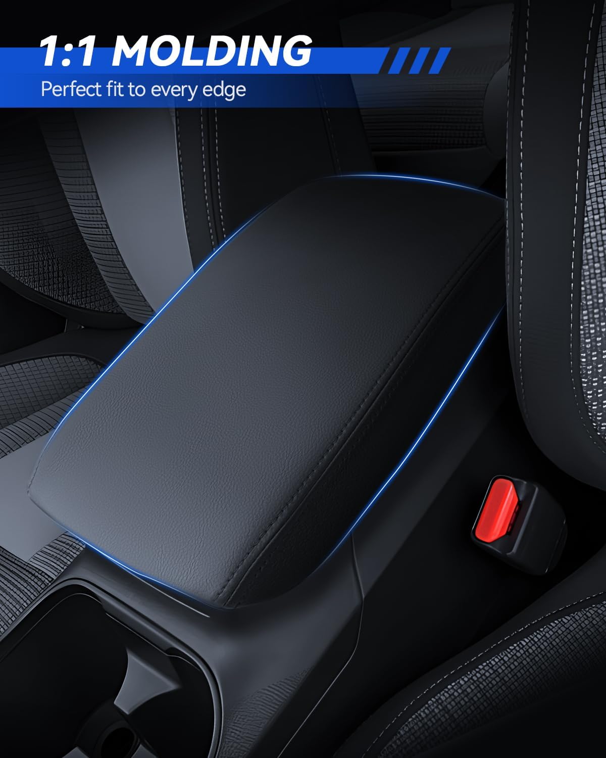 Armrest Cover for Volvo XC60 2018-2024 2025 Accessories Center Console Middle Lid Pad Protector for Car Elbow Rest