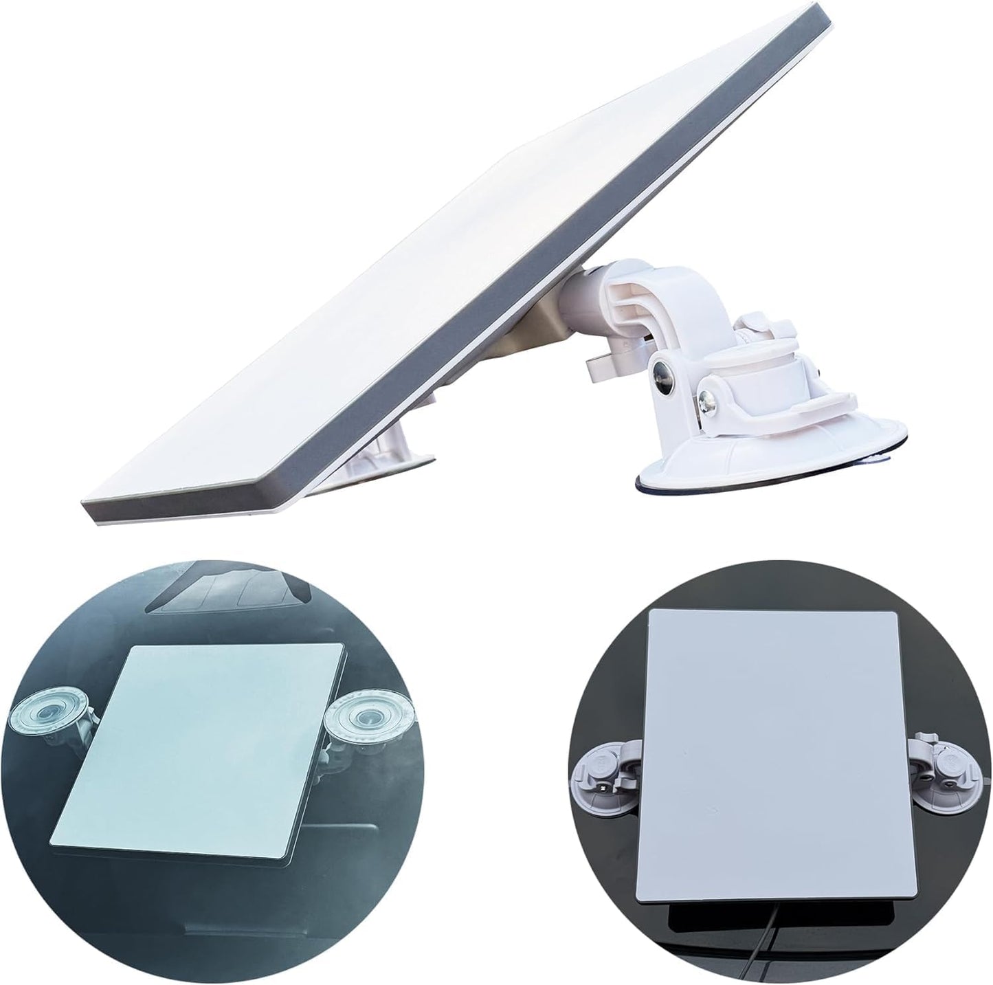Starlink Mini Mount,Suction Cup for Starlink Mini,360-Degree Rotation,Compact and Portable,Suitable for Interior and Exterior Glass,Car Roof Mount,RV,Boat,Airplane and More