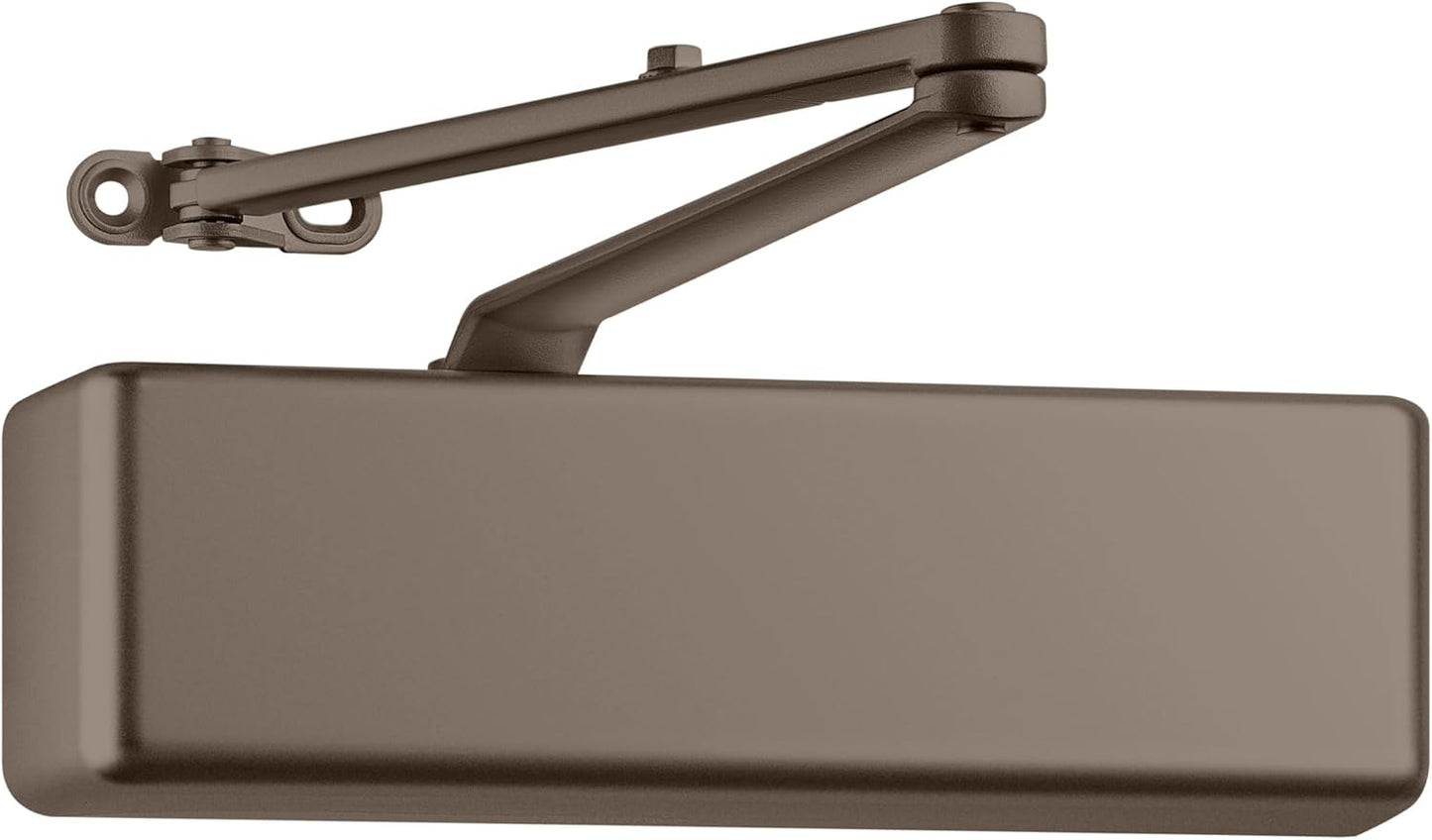 Lawrence Extra Heavy Duty Door Closer Commercial Grade 1 - Adjustable 6-Speed Delayed-Action Door Control with 3 Pistons – Flexible Installation with Included Hardware - Embassy Series LH8016