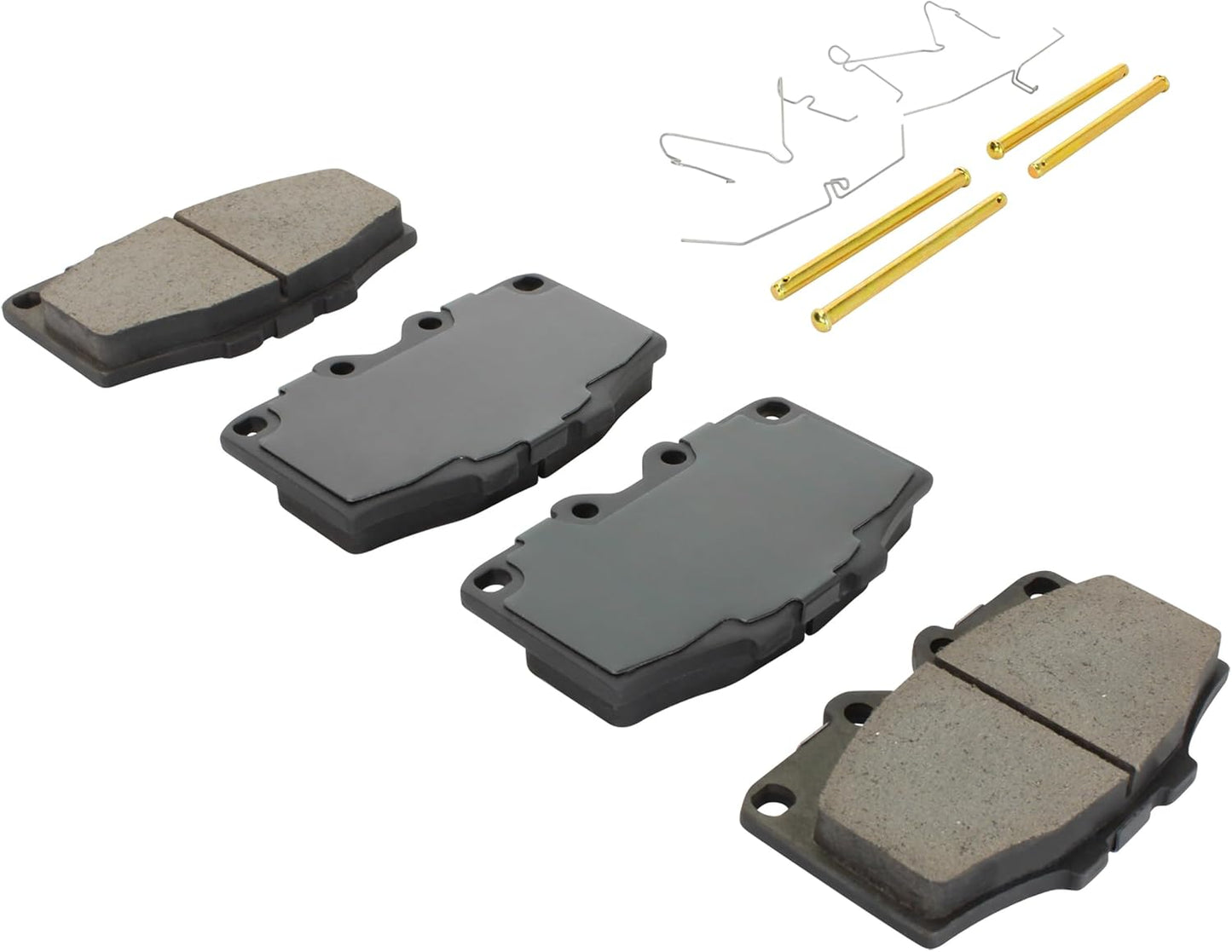 Premium Ceramic Front Brake Pads (1001-0137AC) Compatible with Toyota 4Runner 1984-1985, Toyota Pickup 1979-1985