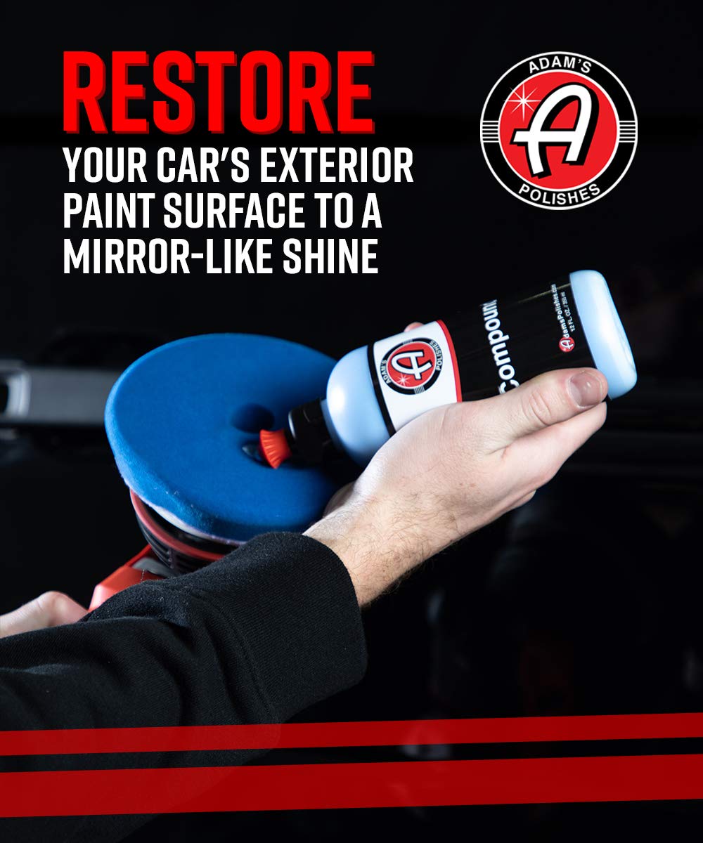 Adam's Polishes 2-Step Polishing System 12oz Combo - Silicone-Free, Body Shop Safe Formula - Quick, Professional Correcting and Polishing Results for Clear Coat, Gel Coat, Single Stage Finishes