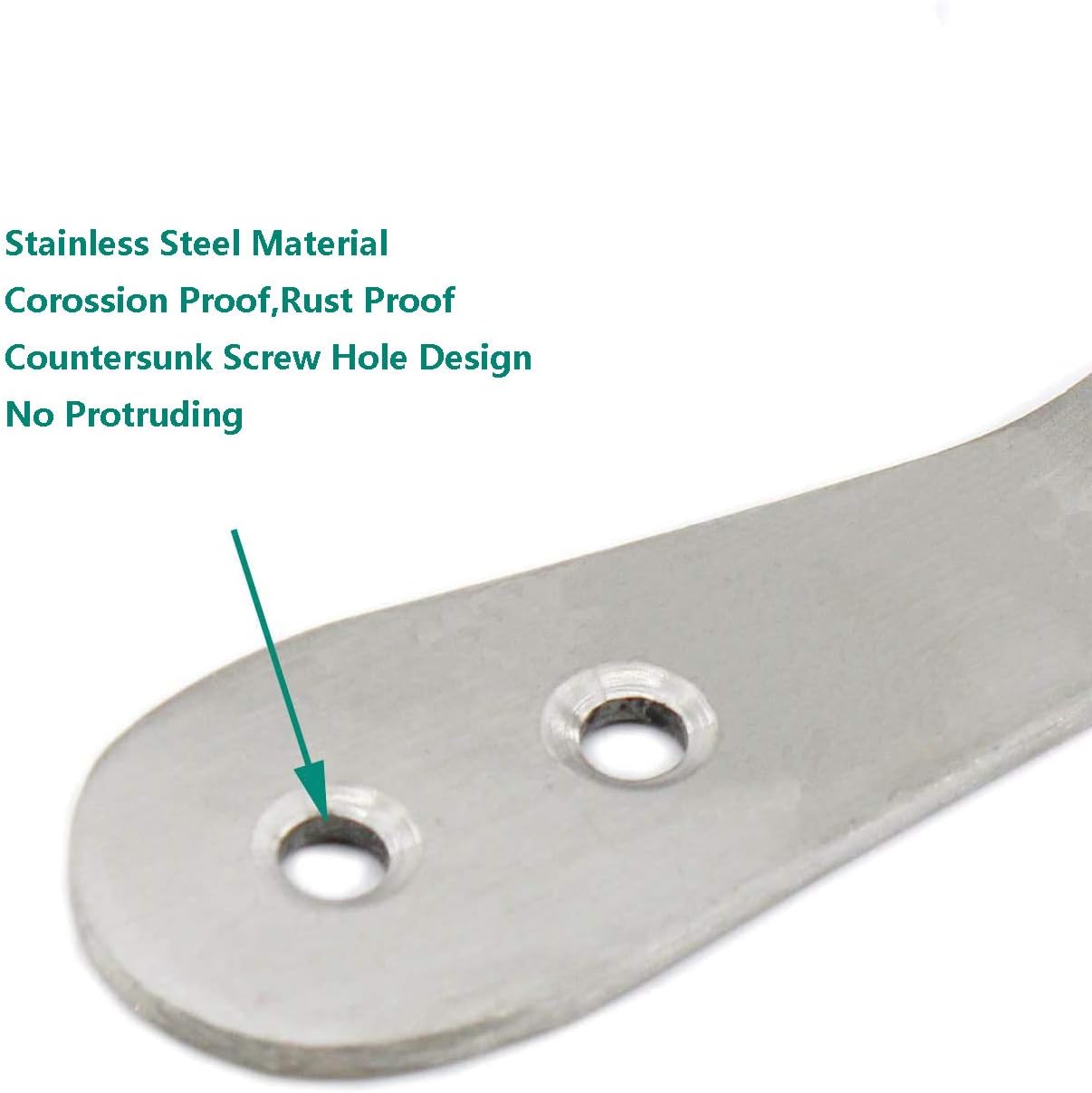 Stainless Steel Coat Hooks - Heavy Duty Metal Hangers for Hanging Towels, Keys, Hats - Kitchen & Bathroom Wall Mounted Hooks - Indoor & Outdoor - 8 Pack with Screws