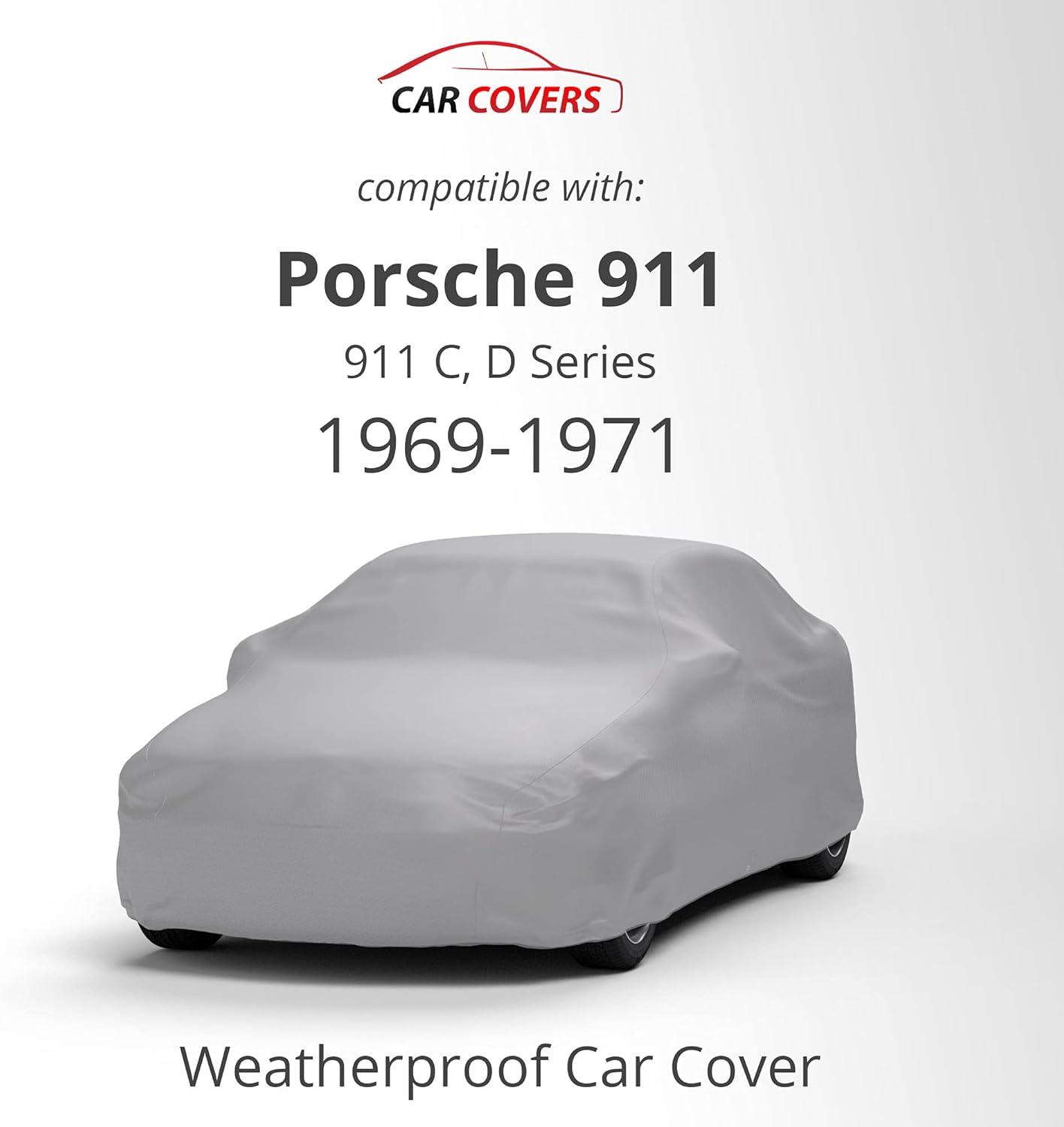 Car Covers Weatherproof Max Car Cover & Warranty Compatible with Porsche 1969-1971 911 C, D Series – Outdoor Cover Theft Cable Lock Car Accessories Better Than Waterproof