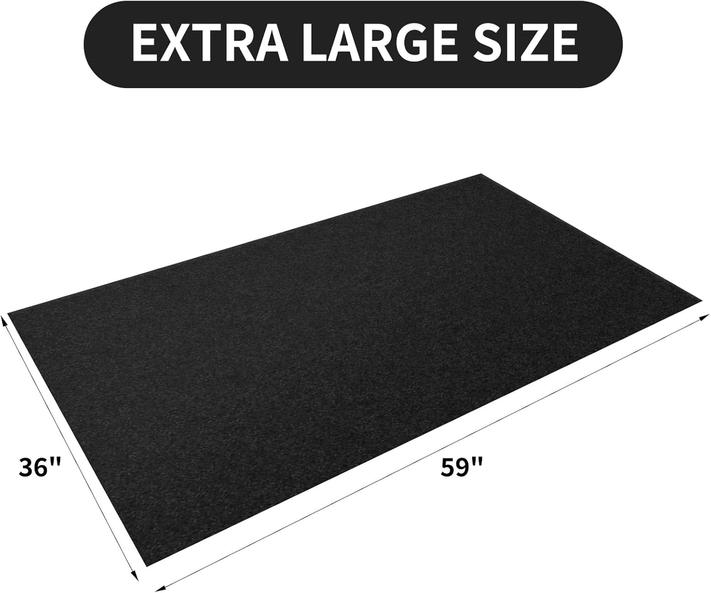 AAIN Oil Spill Mat (36" x 59"), Garage Floor Mat, Absorbent Oil Pad, Premium Maintenance Mat, Waterproof, Protect Garage Surface from Spill & Stain, Reusable, Washable, Durable, Black