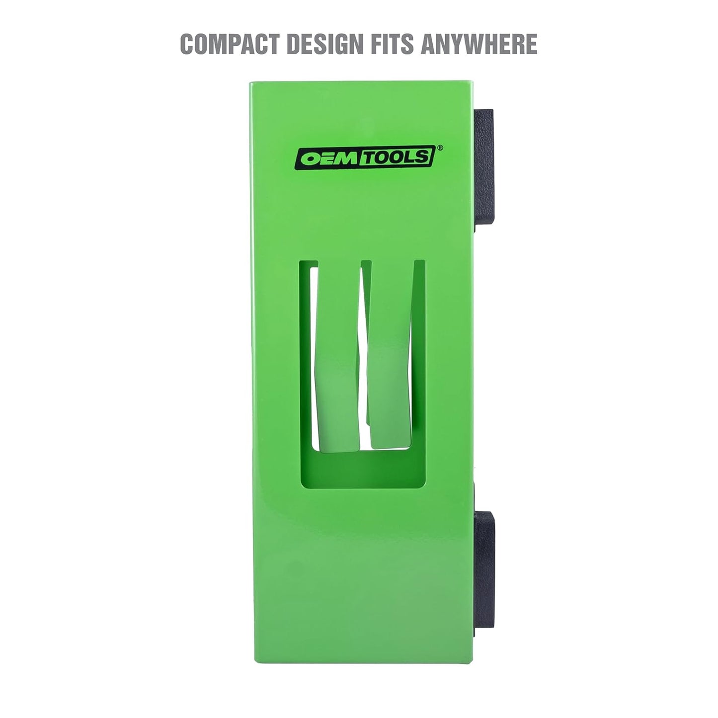 OEMTOOLS 24945 Magnetic Glove Dispenser, Disposable Gloves Box Holder, Glove Holder for Wall Mount, Magnetic Glove Box Holder, Green Glove Dispenser Wall Mount