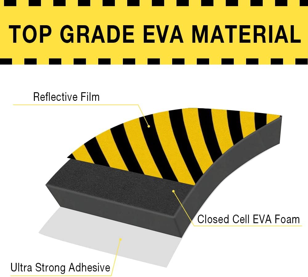 GUEQUITLEX Garage Wall Protector Foam Wall Corner Guard for Parking Garages - Wall Edge Protector Protect Your Car - Garage Wall - Wall Corner Edge and Bumpers Corner Guards