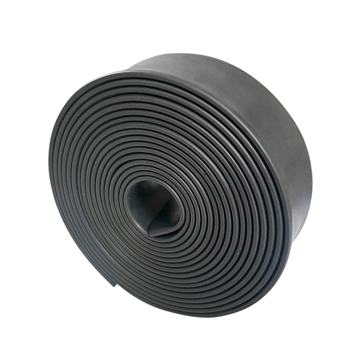 3:1 Ratio Heat Shrink Tubing Roll Adhesive Lined Industrial Marine Grade Dual Wall Heat Shrink Tube Waterproof and Sealed Black (2 inches(50 mm), 10 Feet)