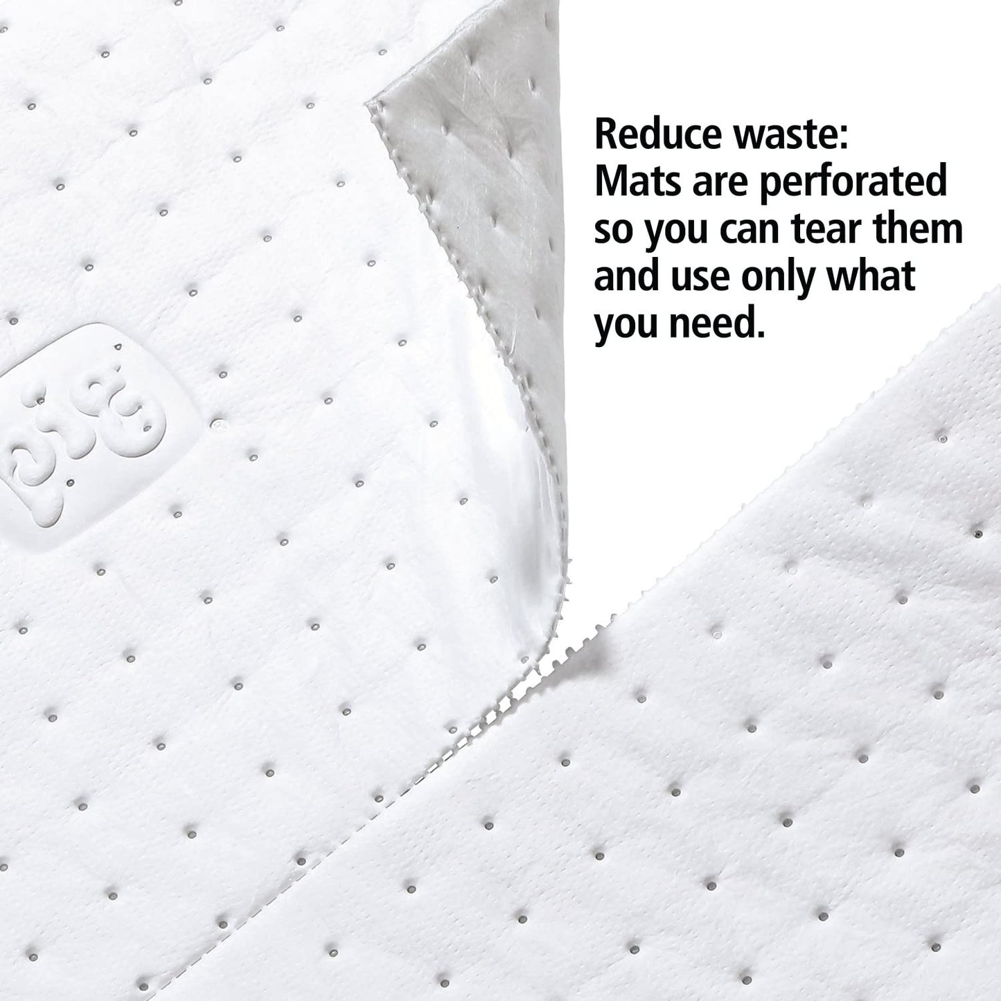 PIG Oil-Only Absorbent Mat Roll | Absorbs 20.1 gal per roll | 30" W x 150' L | MAT462