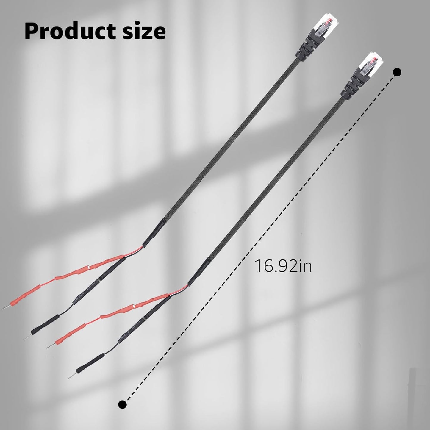 RJ11 Power Cord Compatible with Uniden Radar Mirror Wire Detectors,Model (3005201U) Fits R1 R3 R4 R7 R8 (2 Pack)